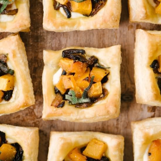 Mini Butternut Squash Tarts