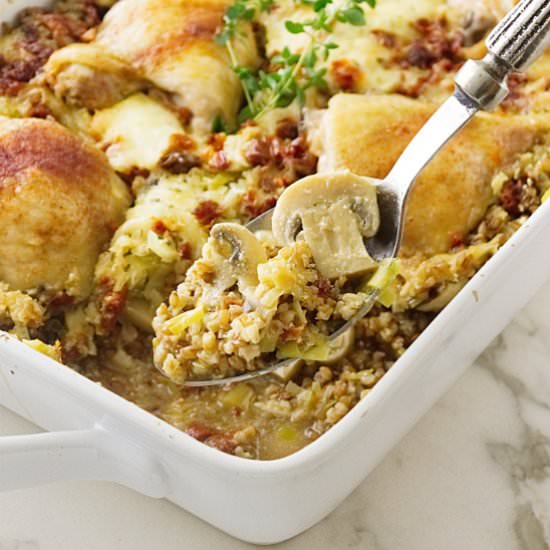 farro chicken bake