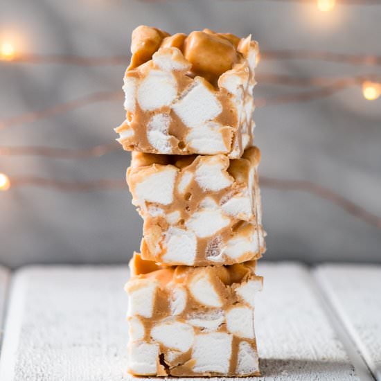 Butterscotch Marshmallow Squares