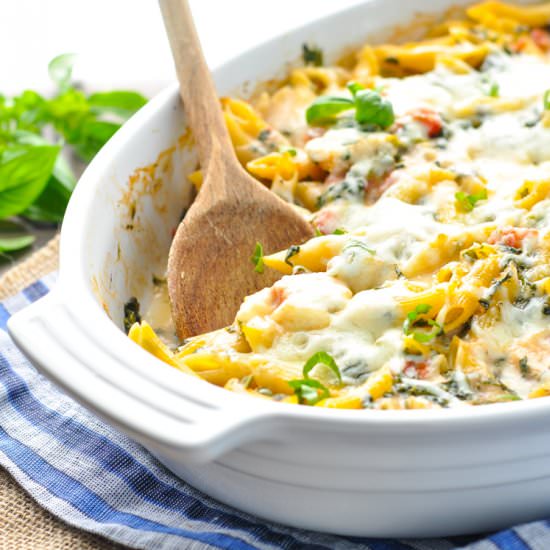 Dump & Bake Chicken Florentine