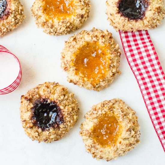 Orange Spice Thumbprint Cookies
