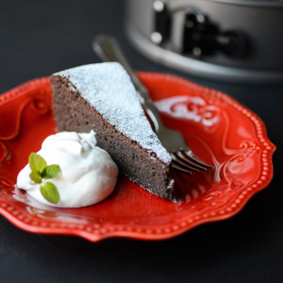 Gluten-Free Fudge Cake