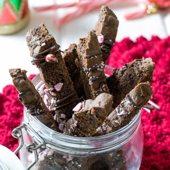 Chocolate Peppermint Biscotti