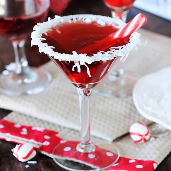 Santa’s Hat Christmas Cocktail