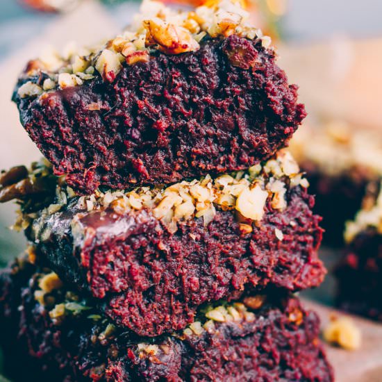 Purple Sweet Potato Brownies