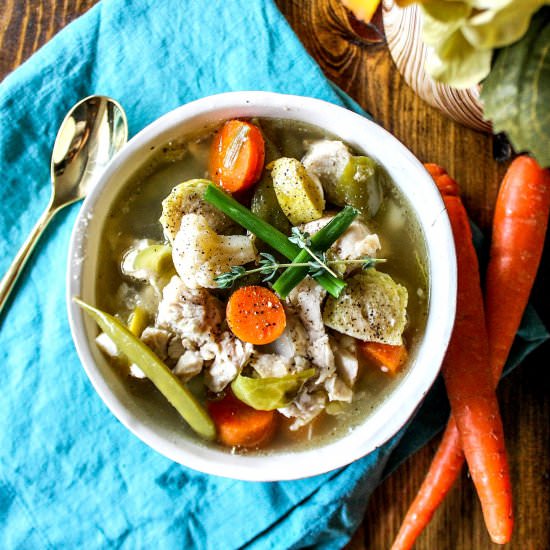 The Snow Day Chicken & Veggie Soup