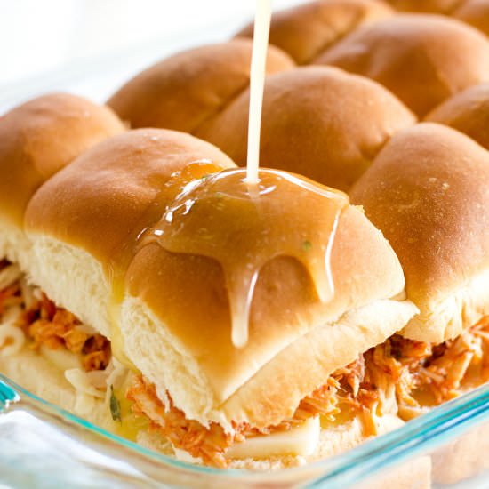 Slow Cooker Chicken Parmesan Slider