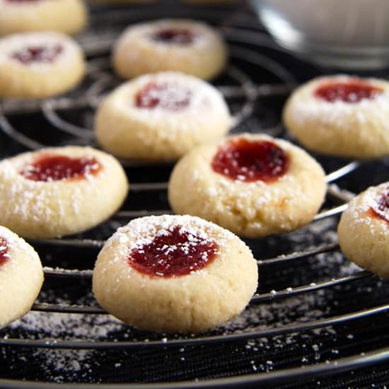 Thumbprint Cookies with Jam