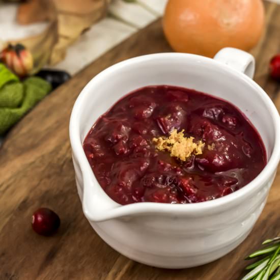 Spiced Cranberry Sauce