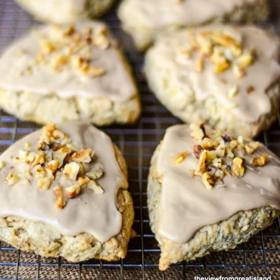 Maple Oat Nut Scones