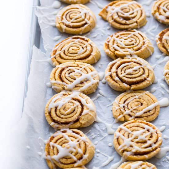 Grain Free Cinnamon Roll Cookies