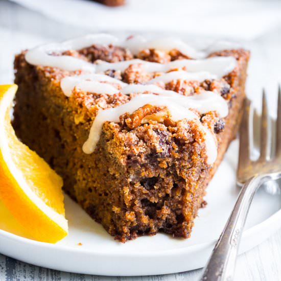 Orange Gingerbread Coffee Cake