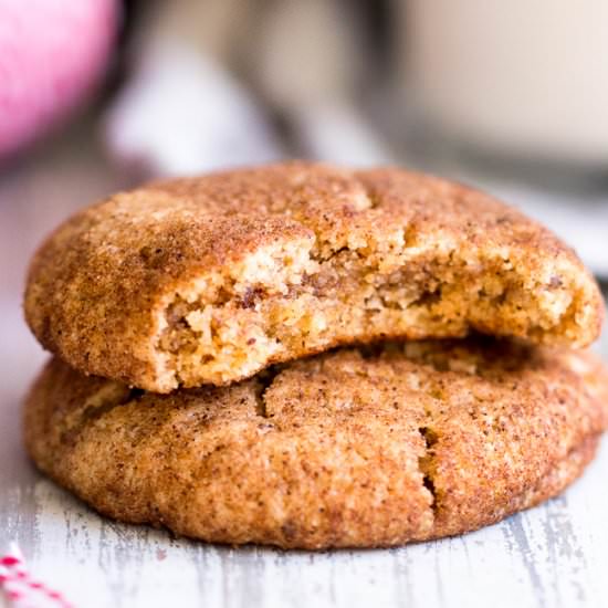 Chewy Paleo Snickerdoodles