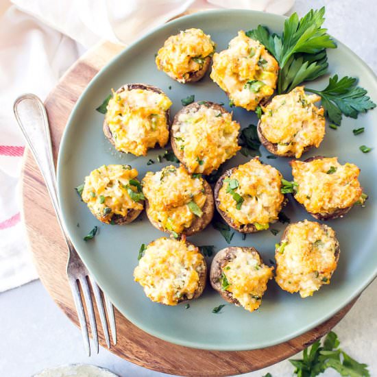 Crab Stuffed Mushrooms