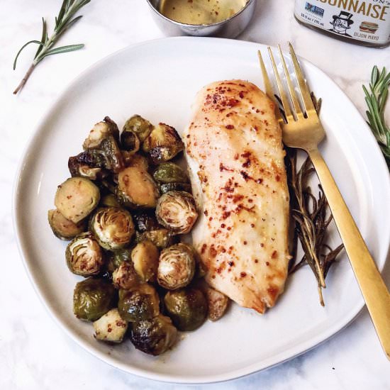 One Pan Honey Mustard Chicken