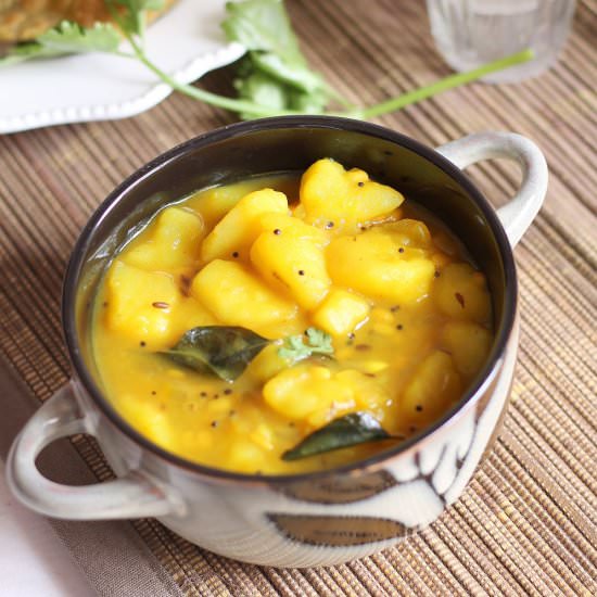 Patal Potato Bhaji
