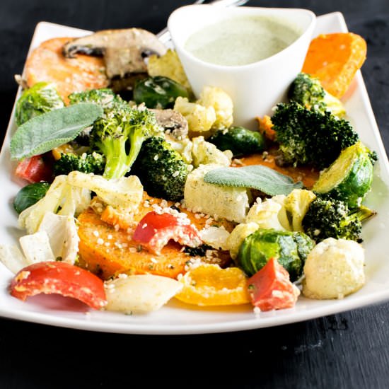Herb Hemp Roasted Vegetables