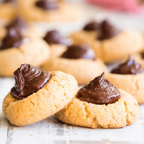 Almond Butter Blossom Cookies