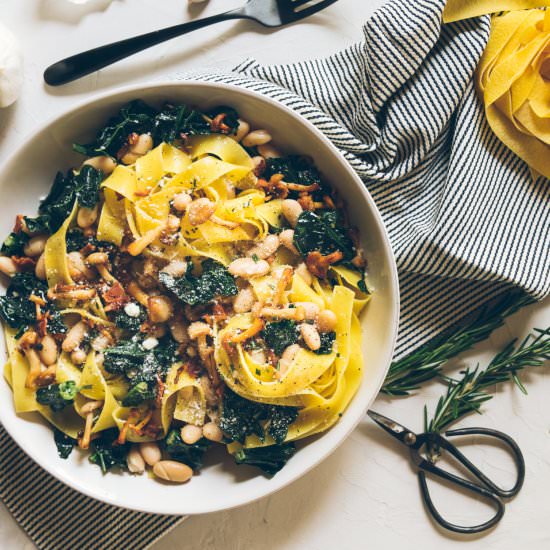 Kale Mushroom Pasta
