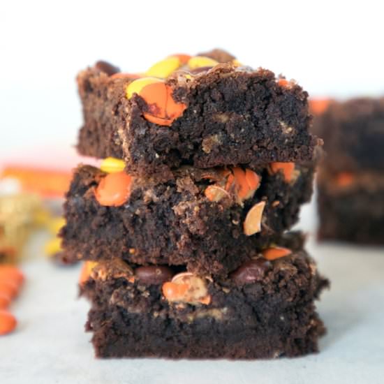 Reese’s Pieces PB Brownies
