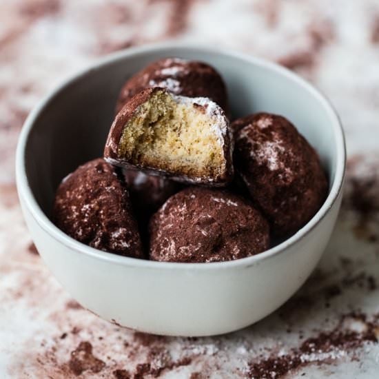 Hazelnut Cocoa Butter Ball Cookies