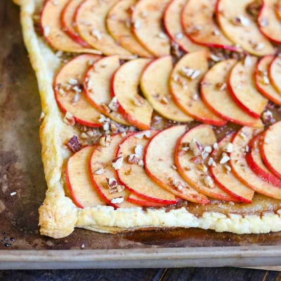 Brown Sugar & Pecan Apple Tart