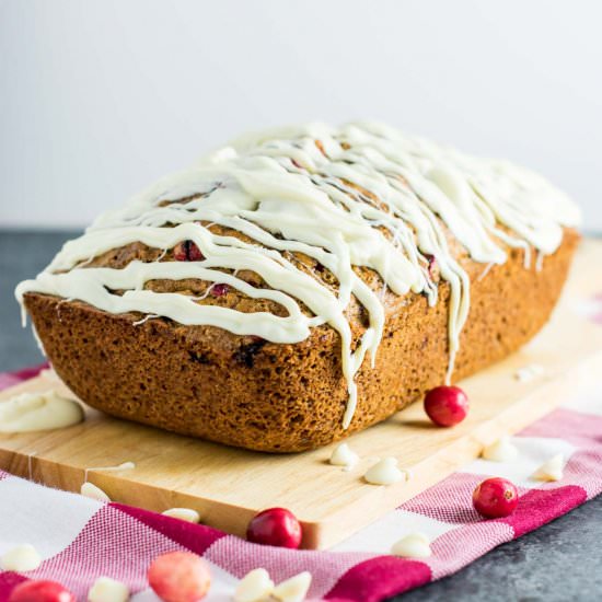 White Chocolate Cranberry Bread
