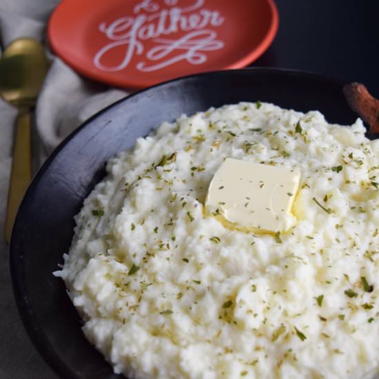 Mashed Cauli-Potatoes