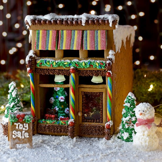 Storefront Gingerbread House