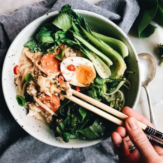 Sesame, Miso & Ginger Chicken Ramen