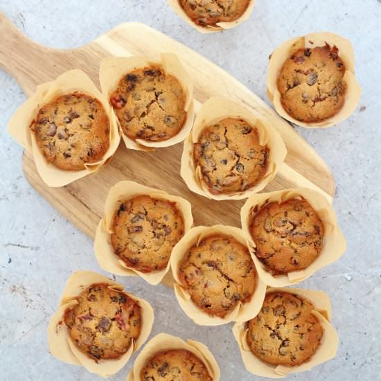 Easy Christmas Cake Muffins
