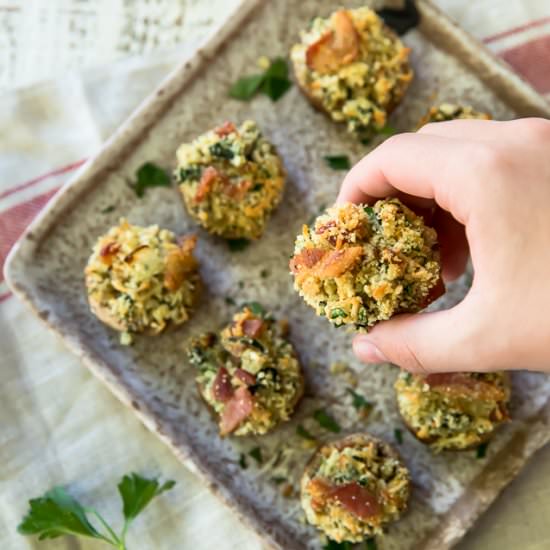 Bacon Stuffed Mushrooms