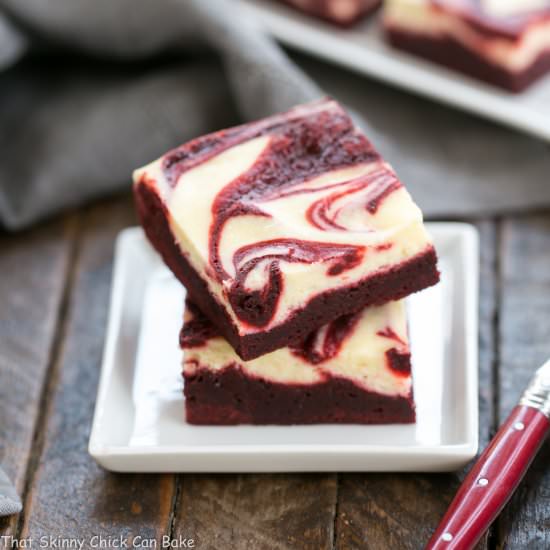 Red Velvet Cheesecake Brownies