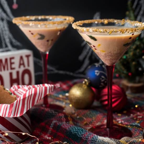 Spicy + Sweet Gingerbread Martini