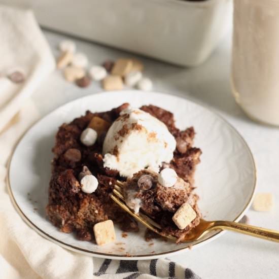 S’mores Bread Pudding