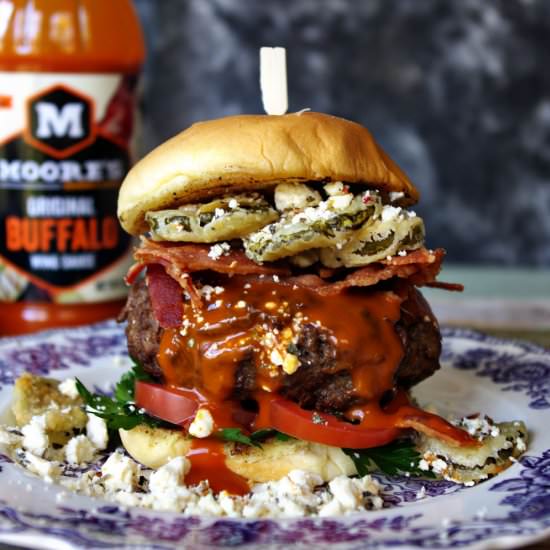 Buffalo Feta Burger