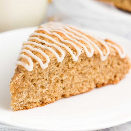 Healthy Eggnog Scones