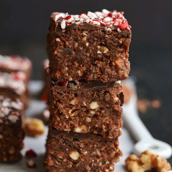 Raw Peppermint Brownies