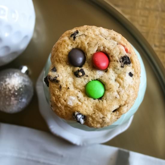 loaded holiday cookies