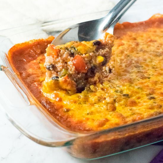 Quinoa Enchilada Casserole