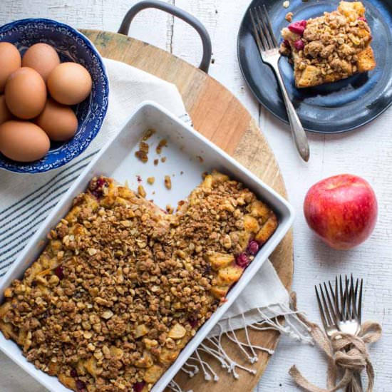 Cranberry Apple Christmas Casserole