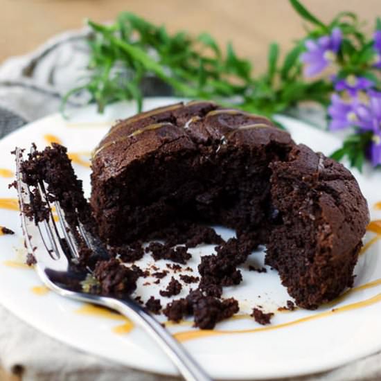 Paleo Mocha Fudge Cakes