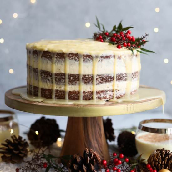 Eggnog Cake