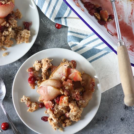 Apple, Pear Breakfast Crisp