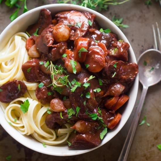 Eggplant Bourguignon