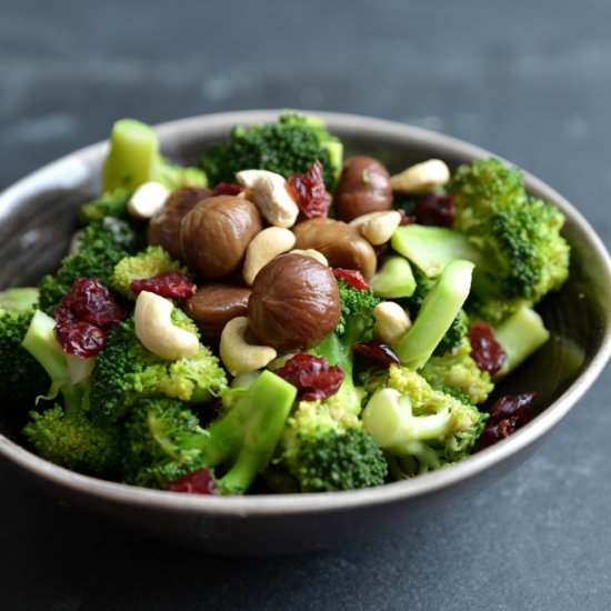 Chestnut Cranberry Cashew Broccoli