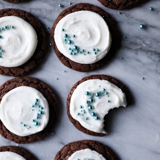 Chocolate Peppermint Cookies