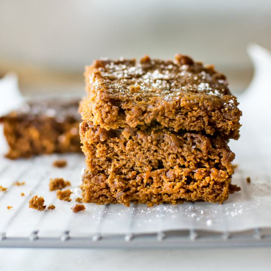 Vegan Gingerbread Bars