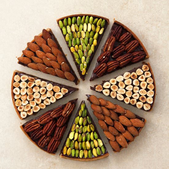 Modern Chocolate Nut Pie