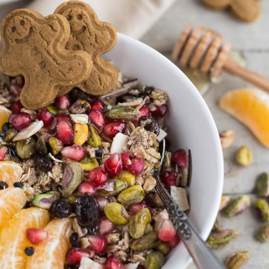 Chocolate Orange Gingerbread Muesli